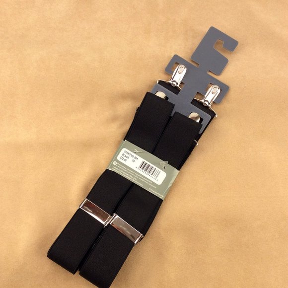 Arrow - Black and Stainless Steel Suspenders with Tags - Picture 4 of 6